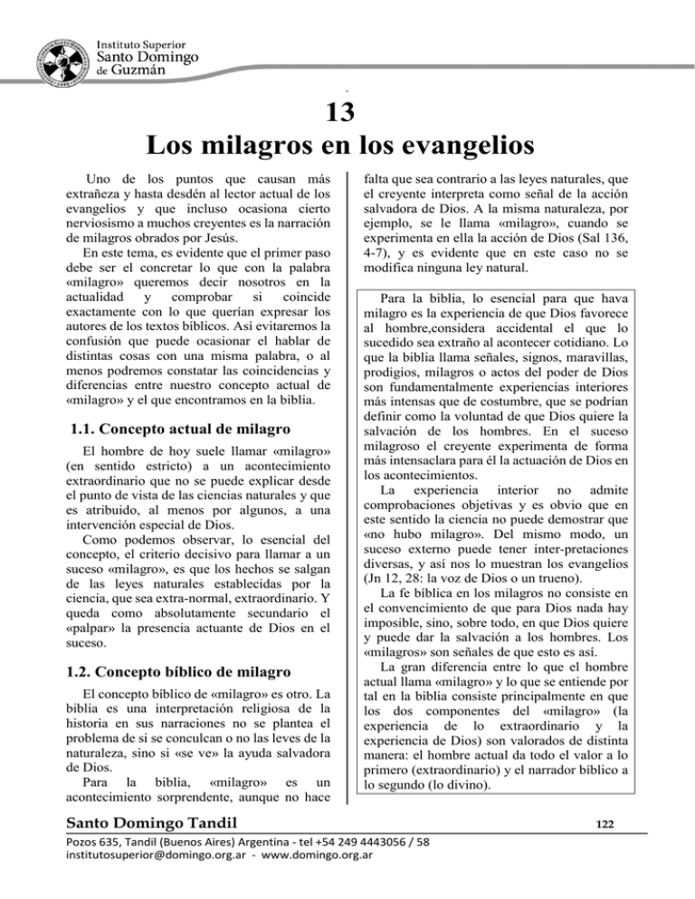 Los Milagros En Los Evangelios