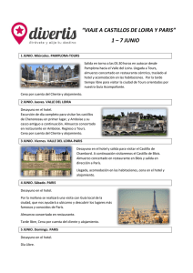 “viaje a castillos de loira y paris” 1 – 7 junio