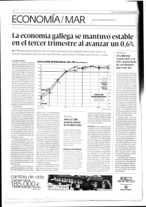 La economía gallega se mantuvo eStable en el tercer