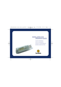USB Logger User Manual
