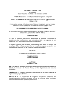 decreto 2782 de 1965 - Comando General Comando General
