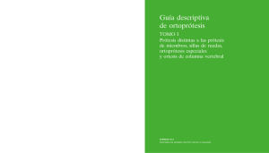 Guía descriptiva de ortoprótesis - Ministerio de Sanidad, Servicios
