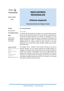 Indicadores Regionales