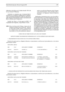 tablecido a tal efecto en el citado artículo 105.6 de la Ley General