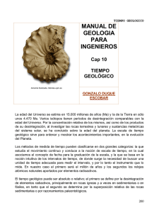 Capítulo 10 : Tiempo geológico - Universidad Nacional de Colombia