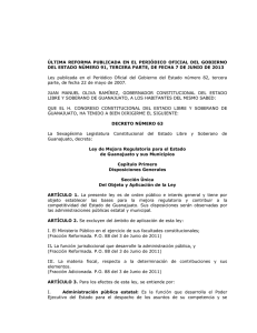 Ley de Mejora Regulatoria para el Estado de Guanajuato y sus