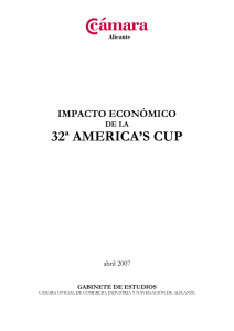 32ª america`s cup - Cámara de comercio Alicante