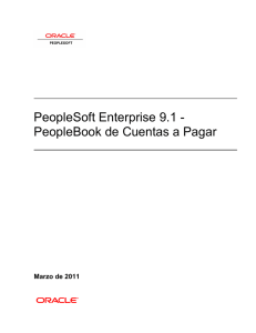 PeopleSoft Enterprise 9.1 - PeopleBook de Cuentas a Pagar