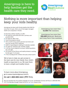 Nothing is more important than helping keep your kids healthy/Nada