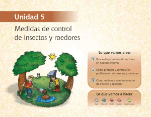 Unidad 5. Medidas de control de insectos y roedores