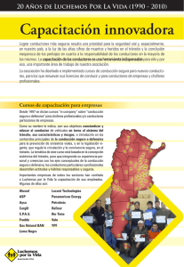 Capacitación innovadora para conductores