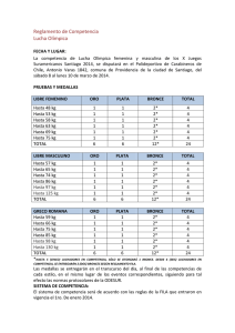 Reglamento de Competencia Lucha Olímpica