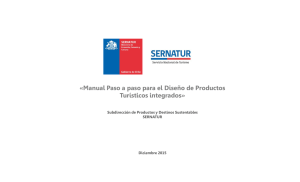 Manual Dise&ntilde;o Productos Tur&iacute;sticos Integrados - SERNATUR