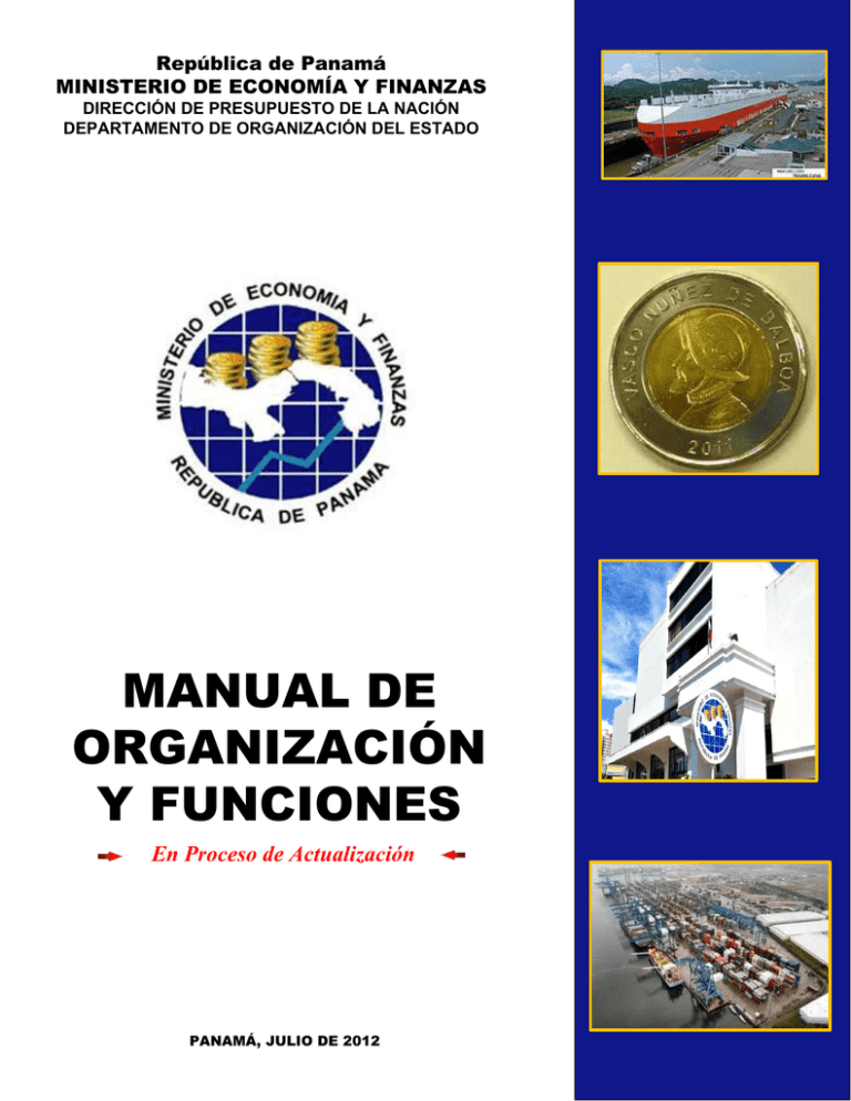 Manual de Organizacion y Funciones del MEF Proceso de