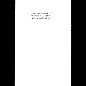 el desarrollo social de américa latina en la postguerra