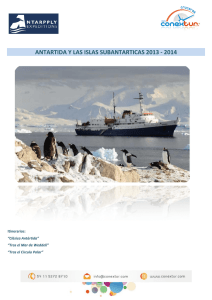 antartida y las islas sub artida y las islas subantarticas