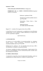 Sentencia C-719/06 COSA JUZGADA CONSTITUCIONAL