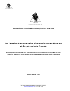Los Derechos Humanos de los Afrocolombianos en