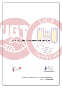El atraco como riesgo laboral - Salud Laboral | UGT Castilla y León