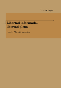 Libertad informada, libertad plena