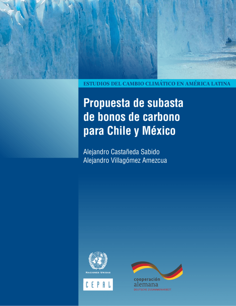 Propuesta de subasta de bonos de carbono para Chile y México
