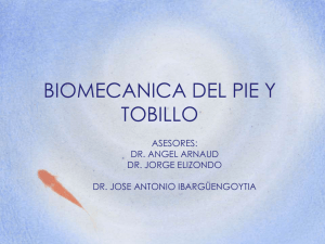 biomecanica del pie y tobillo - Facultad de Medicina de la UANL