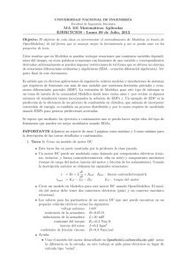MA 101 Matemáticas Aplicadas EJERCICIOS