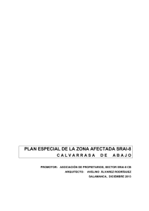 PLAN ESPECIAL DE LA ZONA AFECTADA SRAI-8