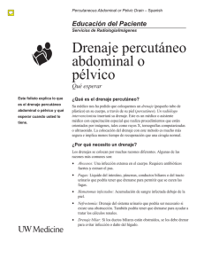 Drenaje percutáneo abdominal o pélvico - Health Online