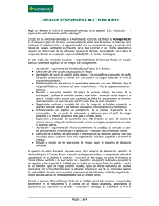 Líneas de Responsabilidad y funciones