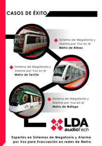 Caso de Estudio: Metro y Estaciones de Tren