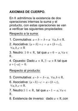 Cotas Superiores E Inferiores - Apuntes Y Ejercicios De Matemáticas