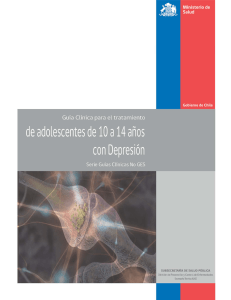 Guía Clínica Depresión adolescentes