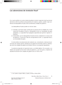 Las subvenciones de nivelación fiscal3