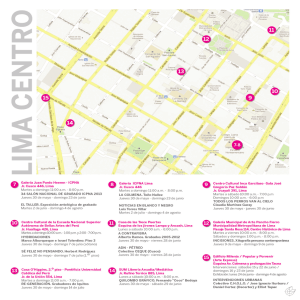 Mapa de Circuito Lima Centro