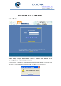 COTIZADOR WEB EQUINOCCIAL