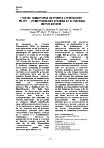Plan de Tratamiento de Mínima Intervención (MITP