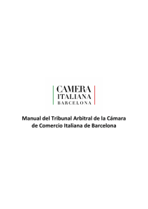 Manual del Tribunal Arbitral de la Cámara de Comercio Italiana de