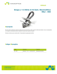 Grapa J 1/2 Birlo 5/16 Galv. Electrolitico HGJ – 050