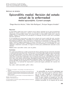 Epicondilitis medial. Revisión del estado actual de la enfermedad