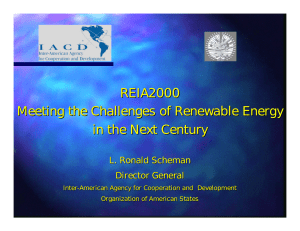 REIA2000 Meeting the Challenges of Renewable Energy in the Next