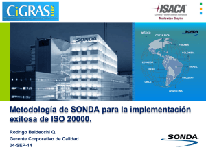 Implementación exitosa de ISO 20000