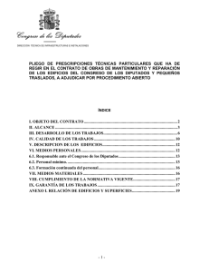 prescripciones tcnicas para el mantenimiento y conservacin de