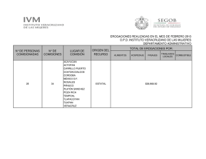 erogaciones realizadas en el mes de febrero 2013 opd instituto