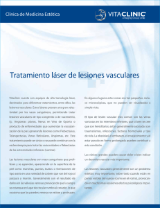 tratamiento laser de lesiones vasculares