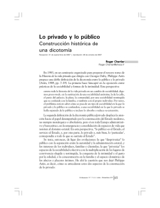 Lo privado y lo público - Publicaciones