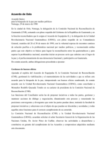 Acuerdo de Oslo - Guatemala en las Naciones Unidas