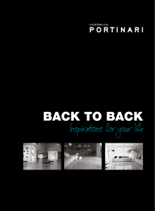 BACK TO BACK - Cerâmica Portinari