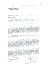 Dictamen N°149/15 de la Abogacia del Tesoro dependiente