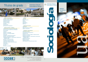 Sociología - Universidad de Alicante